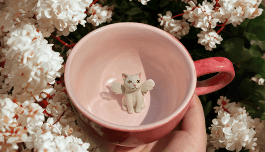 pet loss memorial pet mug with wings