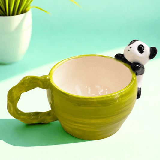 Panda Hug Mug – Bamboo Style Ceramic Cup BoopCup
