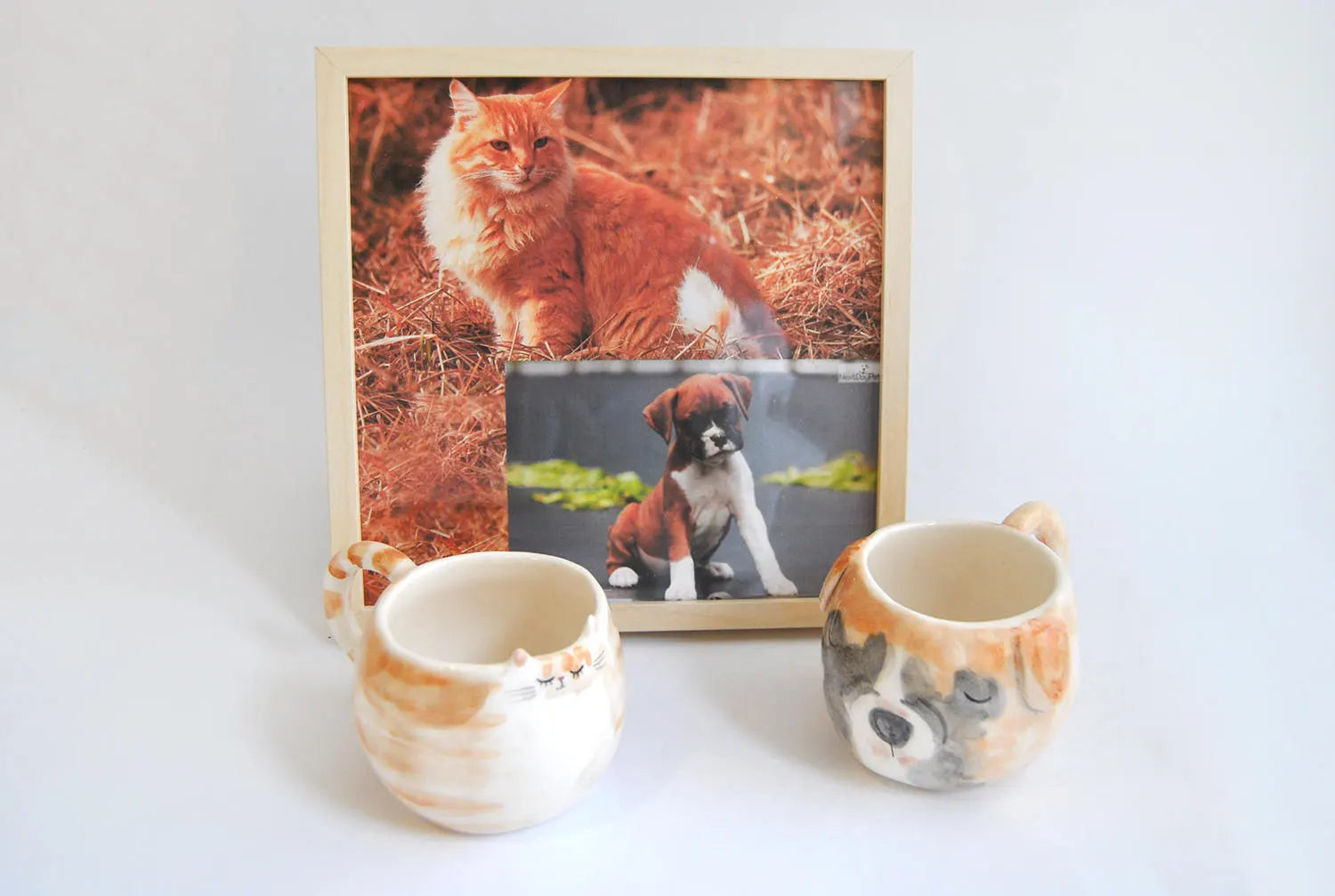 Sleepy Cat Mug – Painted Ceramic Gift BoopCup